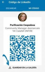 qr galeria linkedln calafell